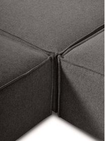 Divano angolare componibile Lennon, Rivestimento: 100% poliestere Con 115.0, Struttura: legno di pino massiccio, , Piedini: plastica, Tessuto antracite, Larg. 418 x Alt. 68 cm, chaise-longue a sinistra