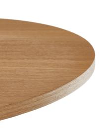 Owalny stół do jadalni z drewna Toni, Płyta pilśniowa średniej gęstości (MDF) z fornirem z drewna jesionowego, lakierowana, Drewno jesionowe, S 200 x G 90 cm