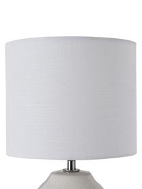 Petite lampe de chevet en céramique Sandy Glow, Beige, blanc, Ø 18 x haut. 33 cm