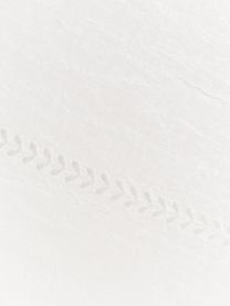 Mantel bordado Bilia, 100% poliéster, Blanco crema, De 6 a 10 comensales (An 160 x L 320 cm)