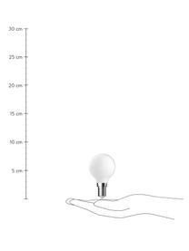 E14 Leuchtmittel, 470lm, warmweiß, 1 Stück, Leuchtmittelschirm: Glas, Leuchtmittelfassung: Aluminium, Weiß, Ø 5 x H 8 cm
