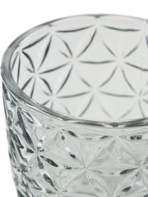 Komplet świeczników na tealighty ze szkła Marilu, 4 elem., Szkło, Szary, transparentny, Ø 8 x W 8 cm