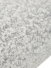 Fauteuil scandi Becky, En tissu bouclé noir blanc, noir, larg. 73 x haut. 71 cm