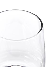 Vasos de agua artesanales Ellery, 4 uds., Vidrio, Transparente, Ø 9 x Al 10 cm