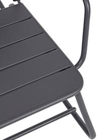 Outdoor schommelstoel Lillian in zwart, Gepoedercoat staal, Zwart, B 63 cm x H 74 cm