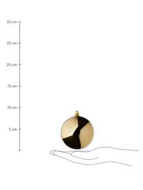 Set palline di Natale infrangibili Natalie 46 pz, Plastica infrangibile, Dorato, Set in varie misure