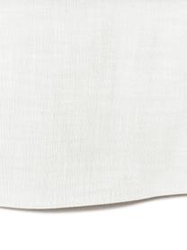 Poltrona Russell, Rivestimento: 100% cotone Con 50.000 ci, Struttura: legno di pino massiccio c, Gambe: plastica, Tessuto bianco crema, Larg. 103 x Alt. 77 cm