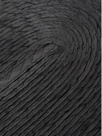 Owalna podkładka Mineola, 2 szt., Liście palmowe, Czarny, S 33 x D 46 cm