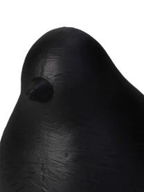 Decoratief object Vogel in zwart, Polyresin, Zwart, B 8 cm, H 11 cm