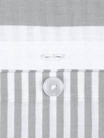 Dwustronna pościel z bawełny Lorena, Biały, jasny szary, 155 x 220 cm, 2 elem.