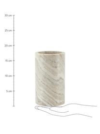Porte ustensiles de cuisine Riva, Marbre, Beige, marbré, Ø 10 x haut. 17 cm