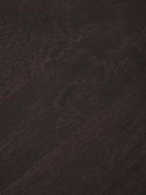 Ovaler Esstisch Luca aus Mangoholz, in verschiedenen Grössen, Tischplatte: Massives Mangoholz, gebür, Gestell: Metall, pulverbeschichtet, Goldfarben, Mangoholz, lackiert, B 240 x T 100 cm