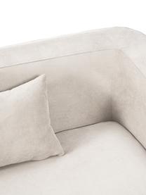 Schlafsofa Eliot (3-Sitzer), Bezug: 88% Polyester, 12% Nylon , Füße: Kunststoff, Webstoff Cremeweiß, B 230 x H 70 cm