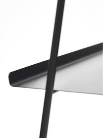 Ladderrek Aguina, Gelakt staal, Zwart, B 53 x H 75 cm