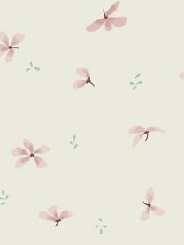 Colchón cambiador de algodón ecológico Wildflower, Funda: 100% algodón ecológico co, Crema y rosa estampado, An 50 x L 65 cm