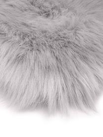 Imitatie schapenvacht Mathilde, glad, Bovenzijde: 65% acryl, 35% polyester, Onderzijde: 100% polyester, Lichtgrijs, B 60 x L 180 cm