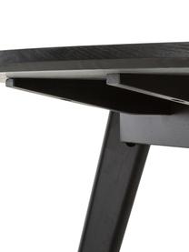 Table ronde Yumi, Ø 115 cm, Noir, Ø 115 x haut. 74 cm