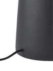 Stojacia lampa s betónovým podstavcom Kaya, Béžová, tmavosivá, Ø 45 x V 156 cm