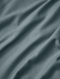 Flanellen kussenhoes Biba van katoen in grijsgroen, Weeftechniek: flanel Flanel is een knuf, Grijsgroen, B 60 x L 70 cm