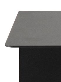 Ścienny stolik nocny z metalu Neptun, 2 szt., Metal malowany proszkowo, Czarny, S 35 x W 14 cm