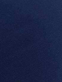 Hohes Baumwoll-Sitzkissen Zoey in Dunkelblau, Bezug: 100% Baumwolle, Dunkelblau, B 40 x L 40 cm