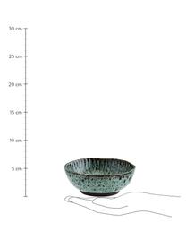 Schalen Vingo Ø 18, 2 Stück, Steingut, Blaugrün, Schwarz, Ø 18 cm