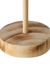 Deko-Weihnachtsbäume-Set Skagen, 4-tlg., Füße: Scheinkastanie, Grau, Schwarz, Weiß, Helles Holz, B 13 x H 32 cm