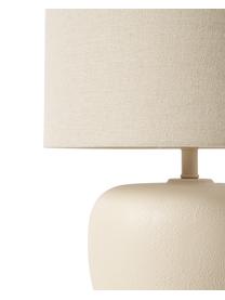 Velká keramická stolní lampa Eileen, Matná béžová, Ø 33 cm x V 48 cm