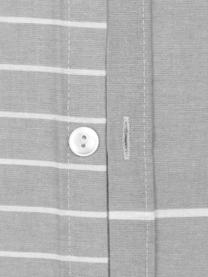 Flanell-Wendebettwäsche Noelle in Grau, Webart: Flanell Flanell ist ein k, Grau, Weiß, 200 x 200 cm + 2 Kissen 80 x 80 cm
