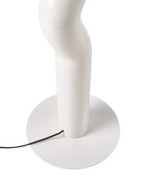 Stehlampe Memphis, Polyresin, Weiß, B 45 x H 172 cm