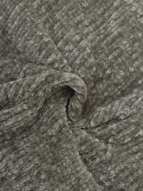 Weiche Chenille-Kissenhülle Beckett in Grün, 100% Polyester, Grün, 45 x 45 cm