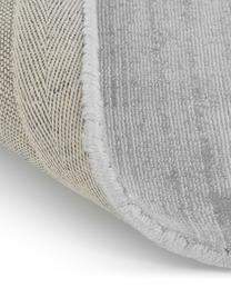 Ręcznie tkany dywan z wiskozy Jane, Srebrnoszary, S 300 x D 400 cm (Rozmiar XL)