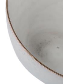 Saladier artisanal Nordic Sand, Grès cérame, Tons gris et beiges, Ø 25 x haut. 11 cm