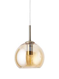 Lampa wisząca Hamilton, Stelaż: metal szczotkowany, Odcienie bursztynowego, S 81 x W 13 cm