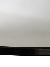 Beistelltisch Valentina mit Glasplatte, Tischplatte: Glas, Ablagefläche: Mitteldichte Holzfaserpla, Gestell: Metall, pulverbeschichtet, Eschenholz, Ø 44 x H 50 cm