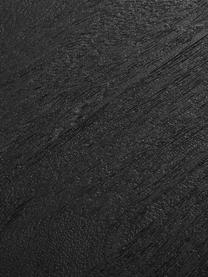 Mesa de comedor ovalada en madera de mango Luca, tamaños diferentes, Tablero: madera de mango maciza ce, Estructura: metal con pintura en polv, Negro, An 240 x F 100 cm