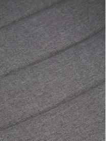 Kunststoffen armstoelen Bogart met stoelkussen, 2 stuks, Bekleding: polyester, Poten: gelakt metaal, Zwart, B 51 x D 52 cm
