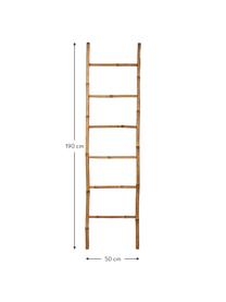 Estantería escalera de bambú Safari, Bambú, Bambú, An 50 x Al 190 cm