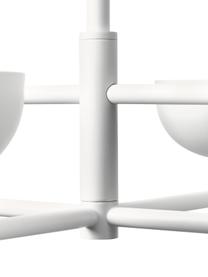 Grande suspension LED Paula, Blanc, larg. 55 x haut. 49 cm