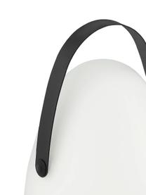Mobilna lampa stołowa LED Collirados, Biały, czarny, Ø 21 x W 30 cm