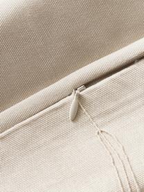 Bestickte Kissenhülle Pritha, 100 % Baumwolle, Beige, B 45 x L 45 cm