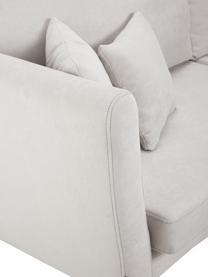 Sofa rozkładana z miejscem do przechowywania Triplo (3-osobowa), Tapicerka: 100% poliester, w dotyku , Nogi: metal lakierowany, Beżowy, S 216 x G 105 cm