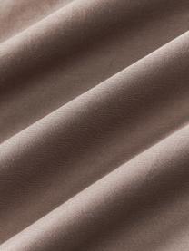 Katoensatijnen kussenhoes Comfort, Weeftechniek: satijn Draaddichtheid 250, Bruin, B 60 x L 70 cm