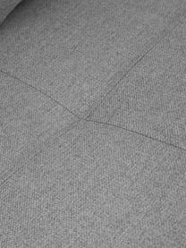 Slaapbank Edward in lichtgrijs met metalen poten, uitklapbaar, Bekleding: 100% polyester, Geweven stof lichtgrijs, B 152  x D 96 cm