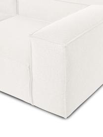 Narożna sofa modułowa XL Lennon, Tapicerka: 100% poliester Dzięki tka, Stelaż: lite drewno, sklejka, Nogi: tworzywo sztuczne, Beżowa tkanina, S 329 x W 68 cm, lewostronna