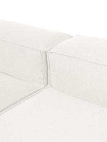 Narożna sofa modułowa XL Lennon, Tapicerka: 100% poliester Dzięki tka, Stelaż: lite drewno, sklejka, Nogi: tworzywo sztuczne, Beżowa tkanina, S 329 x W 68 cm, lewostronna