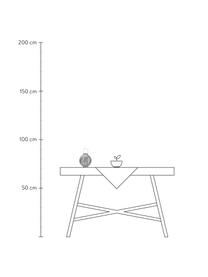 Solar Außenleuchte Sunshine Aura zum Hängen oder Stellen, Silberfarben, Ø 21 x H 25 cm