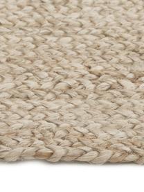 Ručně vyrobený jutový koberec Sharmila, 100 % juta

Vzhledem k drsné a hrubé struktuře jutové tkaniny jsou výrobky z juty méně vhodné pro přímý kontakt s pokožkou., Béžová, Š 400 cm, D 500 cm