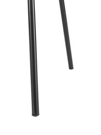 Sillas de plástico Joe, 2 uds., Asiento: plástico, Patas: metal con pintura en polv, Negro, An 46 x F 53 cm