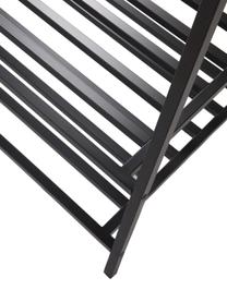Metalen kapstok Preston in zwart, Gepoedercoat staal, Zwart, B 110 cm x H 150 cm